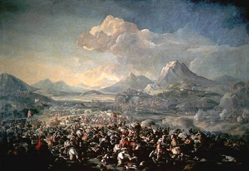 Battle of Montjuic part of Catalan Revolt, 1641, painted by Pandolfo Reschi, Location TBD.